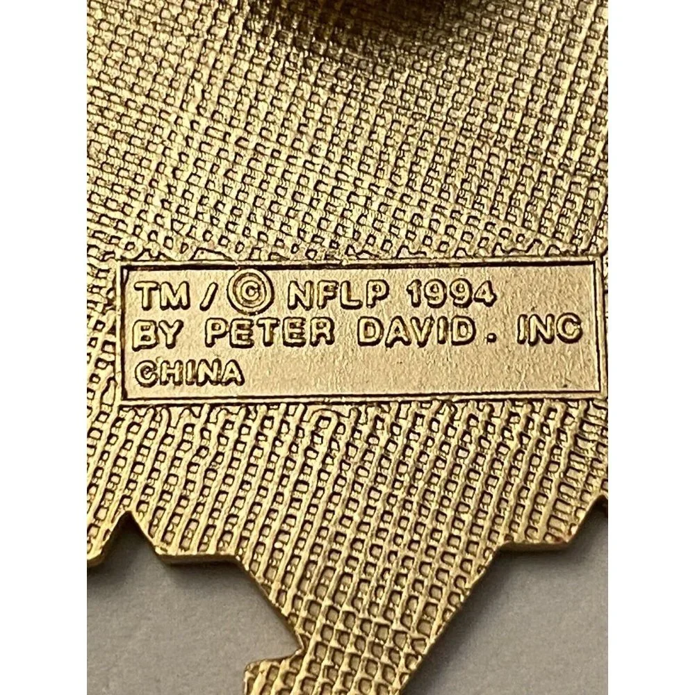 Vintage 1995 Super Bowl XXIX Pin by Peter David Miami Flamingos AG